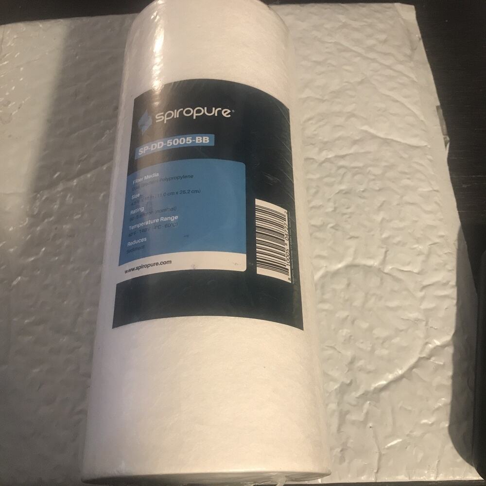 SpiroPure SP-DD-5005-BB 10x4.5 BB 5 Micron Spun Melt-Blown Polypropylene Wate...